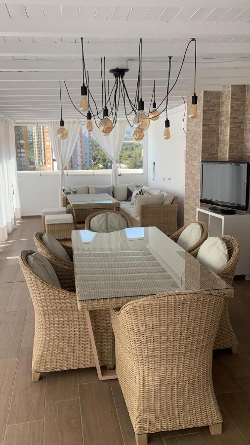 Апартаменты Atico Con Enorme Terraza Y Chill Out Particular Бенидорм Экстерьер фото